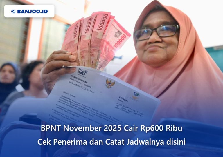 Cara Cek Penerima BPNT November 2025 Via Online, Cair Sampai Rp600 Ribu!