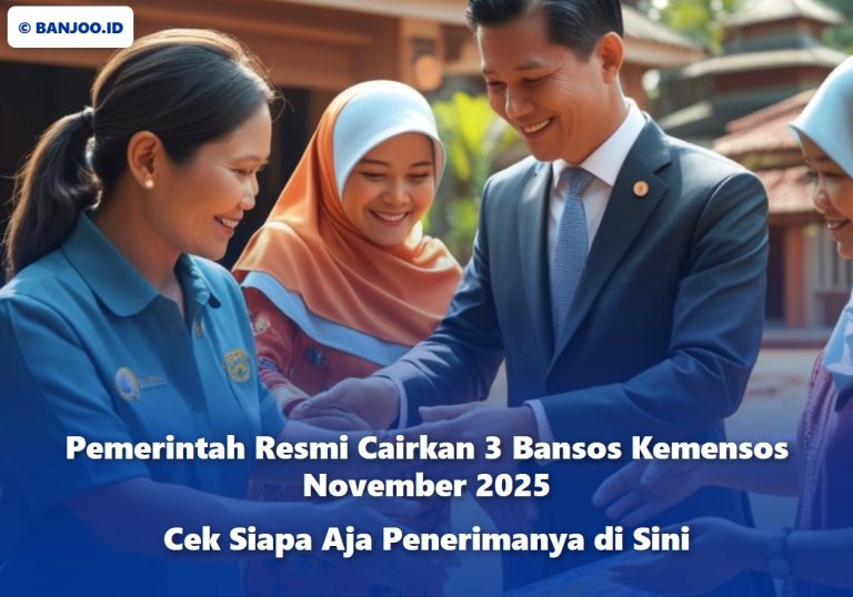3 Program Bansos Kemensos cair bulan ini — bantu masyarakat jelang akhir 2025. Cek daftar penerima dan syaratnya!