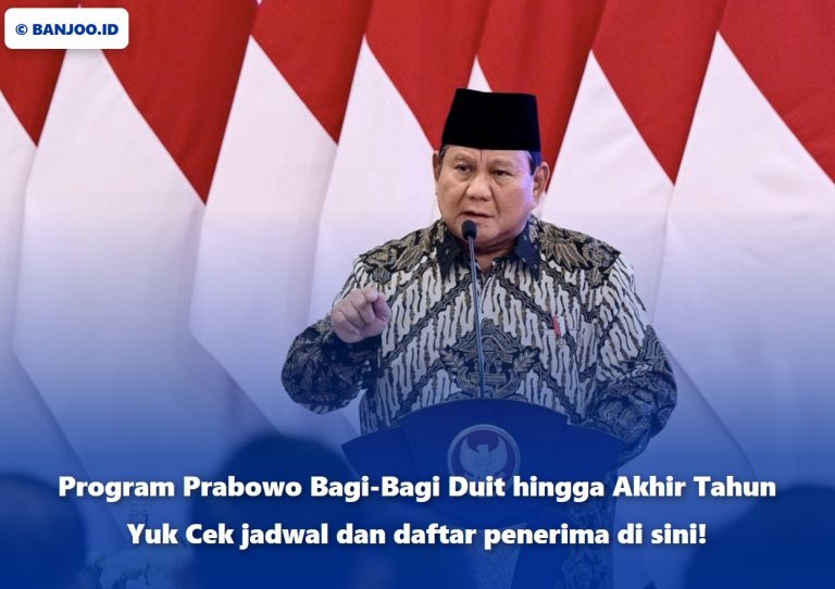 Program Prabowo bagi-bagi duit cair hingga akhir tahun 2025! Cek jadwal, syarat, dan cara dapat bantuannya di sini.