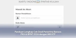 Cara Mudah Cek Desil Bansos PKH & BPNT 2026 Berdasarkan NIK KTP Anda!