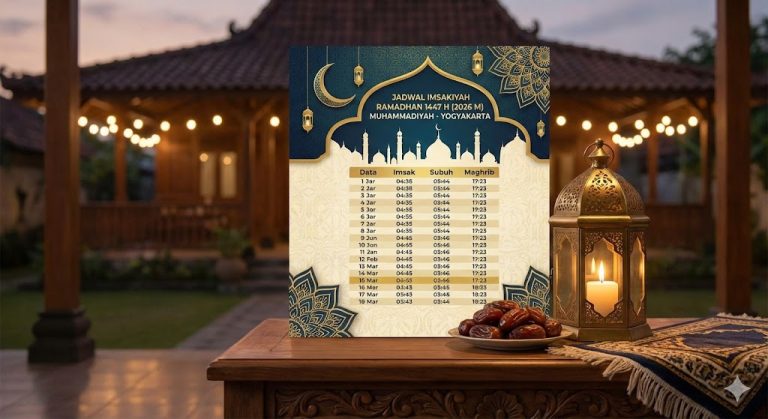 Panduan Lengkap Waktu Sahur dan Jadwal Imsakiyah Ramadhan 2026 Wilayah Yogyakarta Versi Muhammadiyah