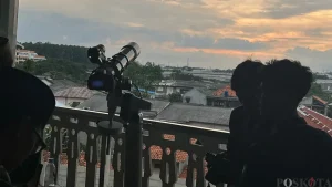 Pemantauan Hilal di Masjid KH Hasyim Asy'ari Jakbar, Gunakan 2 Teleskop!