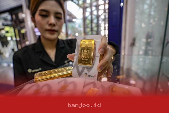 Harga Emas Antam Melonjak Rp27 Ribu dan 97 Aplikasi Pinjaman Online Terancam Sanksi KPPU