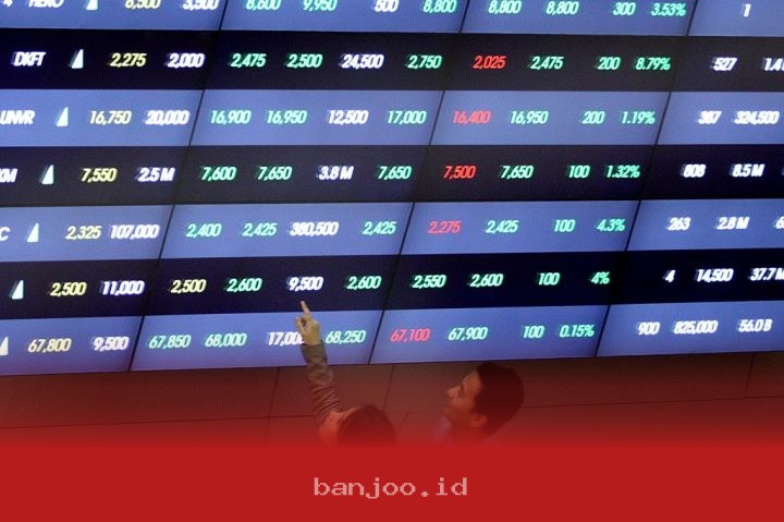 Indeks IHSG Melemah ke Level 6.127, Tekanan Jual dari Saham Kelompok Konglomerat Terbatas