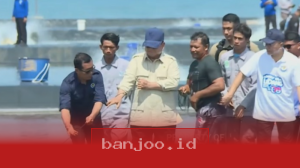 Prabowo Hadiri Panen Massal Udang di BUBK Kebumen dengan Total Produksi Capai 1.151 Ton