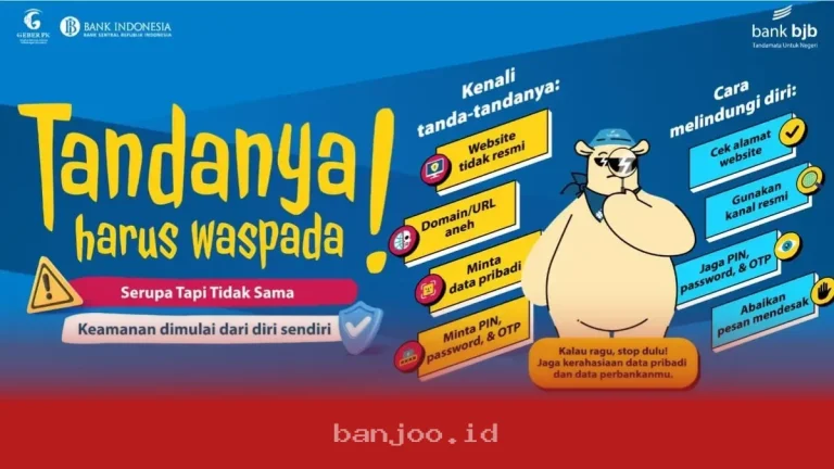 bank bjb Ajak Nasabah Cerdas Kenali 5 Modus Penipuan Digital dan Gunakan Saluran Resmi untuk Transaksi