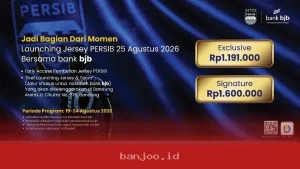 bank bjb Luncurkan Akses Awal Jersey Kompetisi Persib Musim 2026-2027 untuk Para Nasabah Setia